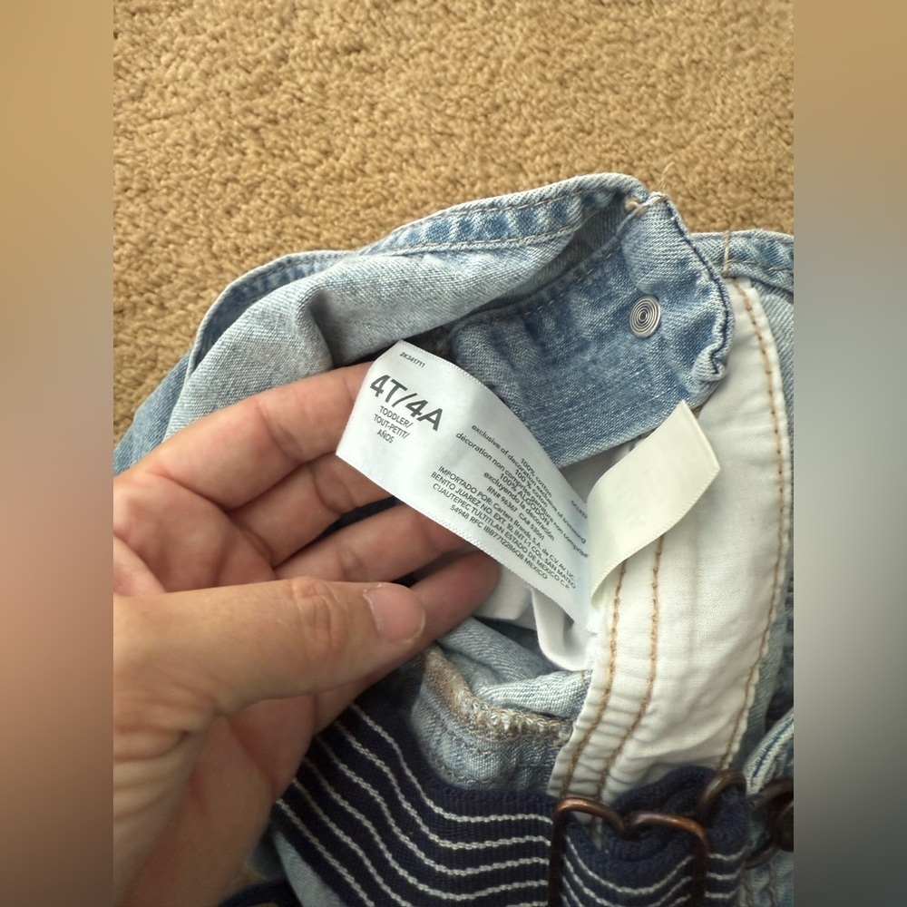 Oshkosh B’Gosh Denim Shortalls - Picture 5 of 7